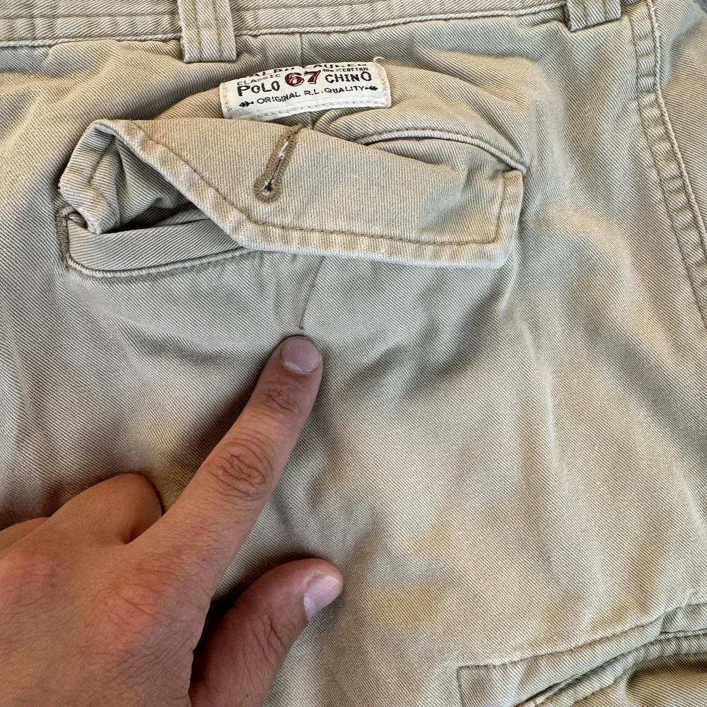 Polo Ralph‎ Lauren Cargo Shorts Mens 38 Brown 9
